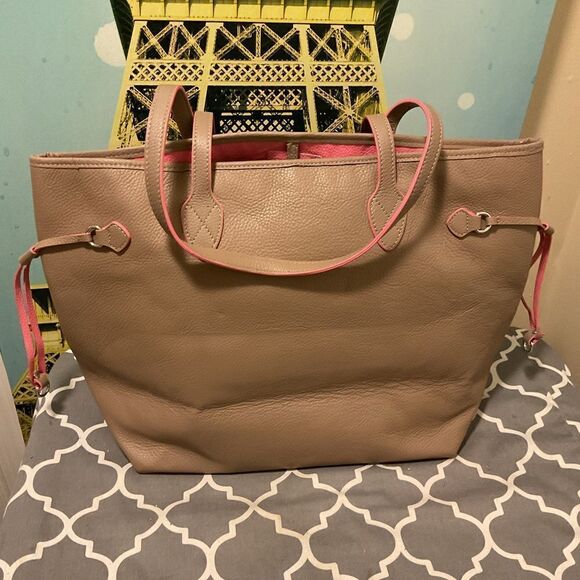 Lodis peppled leather bag tote - Picture 6 of 10